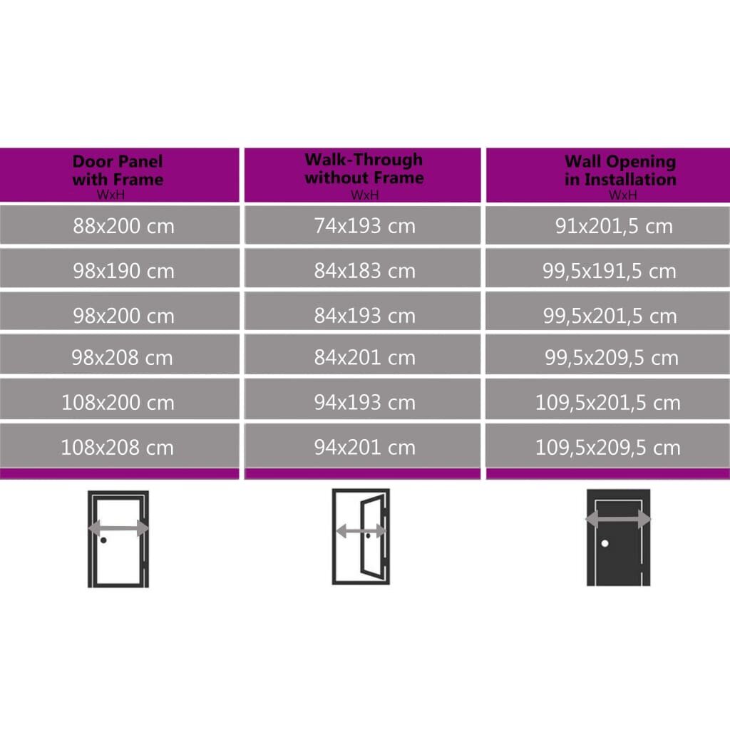 vidaXL Etuovi antrasiittia 108 x 200 cm hinta ja tiedot | Ulko-ovet | hobbyhall.fi