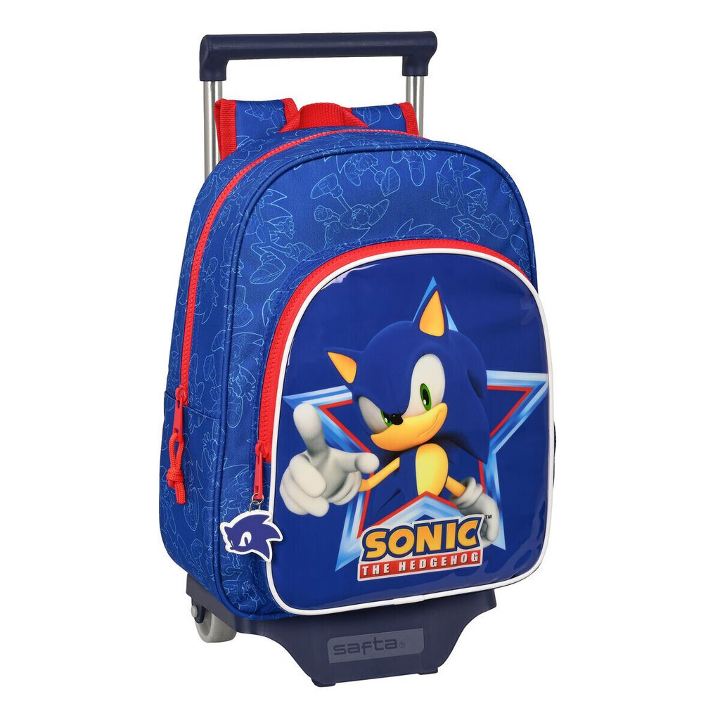 Koulureppu pyörillä Safta Sonic Let's roll, sininen hinta ja tiedot | Koulureput ja -laukut | hobbyhall.fi