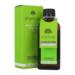 Hiusöljy Arganway Instant Repair Leave - öljyssä, 100 ml hinta ja tiedot | Hiusnaamiot, öljyt ja seerumit | hobbyhall.fi