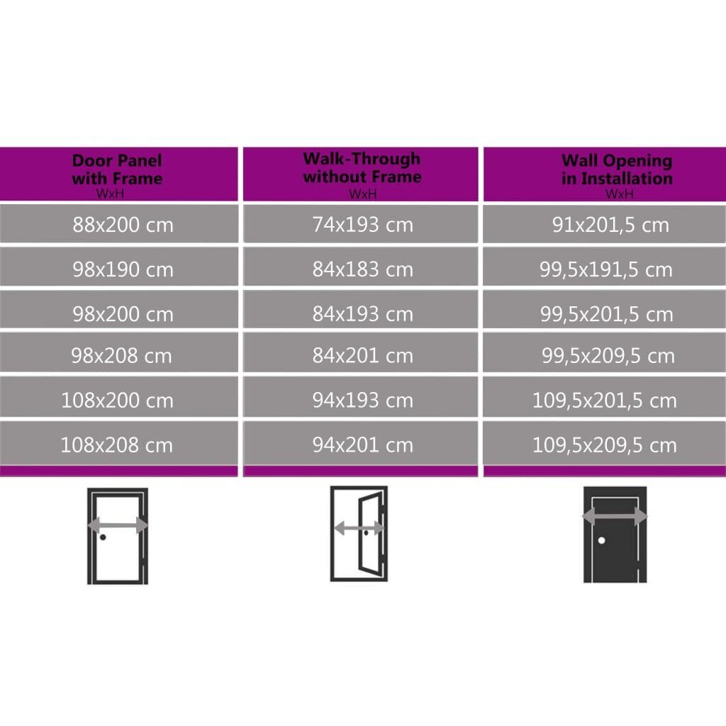 vidaXL Ulko-ovi, valkoinen, 88 x 200 cm hinta ja tiedot | Sisäovet | hobbyhall.fi