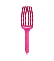 Hiusharja Olivia Garden Fingerbrush Combo Medium Pink, 1 kpl hinta ja tiedot | Hiusharjat, kammat ja sakset | hobbyhall.fi