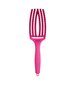 Hiusharja Olivia Garden Fingerbrush Combo Medium Pink, 1 kpl hinta ja tiedot | Hiusharjat, kammat ja sakset | hobbyhall.fi