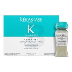 Seerumi heikoille hiuksille Kerastase Fusio Dose Concentre Resistance, 10 x 12 ml hinta ja tiedot | Naamiot, öljyt ja seerumit | hobbyhall.fi