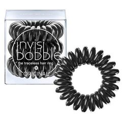 Hiuskumit Invisibobble Original True Black 3 kpl. hinta ja tiedot | Hiustarvikkeet | hobbyhall.fi