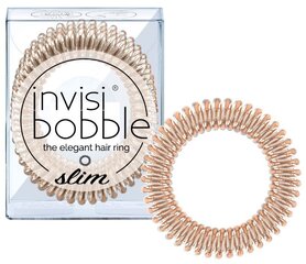 Hiussolmut Invisibobble Slim, Bronze Me Pretty, 3 kpl. hinta ja tiedot | Hiustarvikkeet | hobbyhall.fi