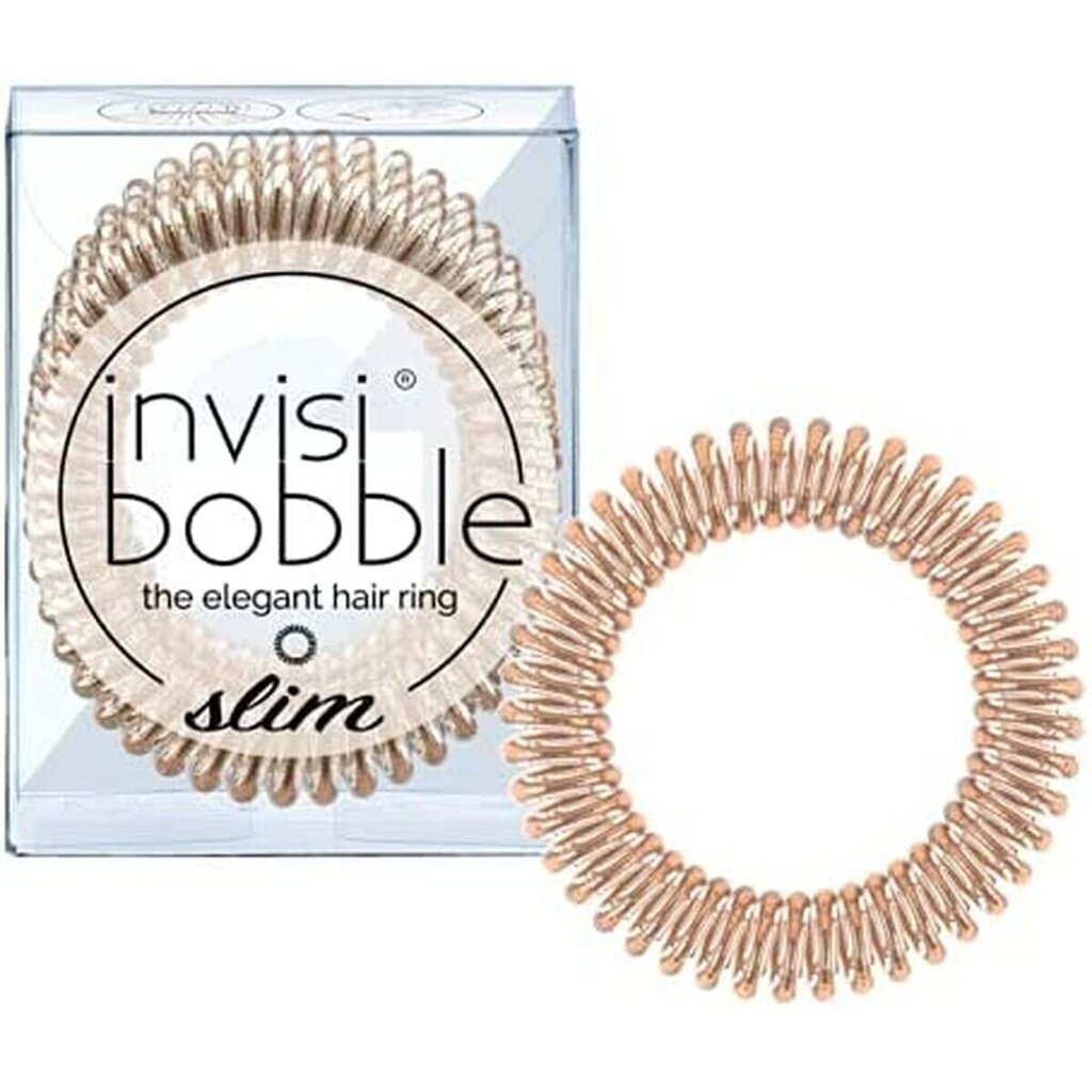 Hiuskuminauha Invisibobble Sprunchie Bronze me pretty, 3 kpl. hinta ja tiedot | Hiustarvikkeet | hobbyhall.fi