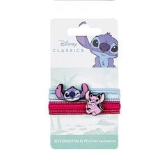 Hiuslenkit Stitch-kuviolla, 8 kpl, värikkäät hinta ja tiedot | Hiustarvikkeet | hobbyhall.fi