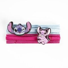 Hiuslenkit Stitch-kuviolla, 8 kpl, värikkäät hinta ja tiedot | Hiustarvikkeet | hobbyhall.fi