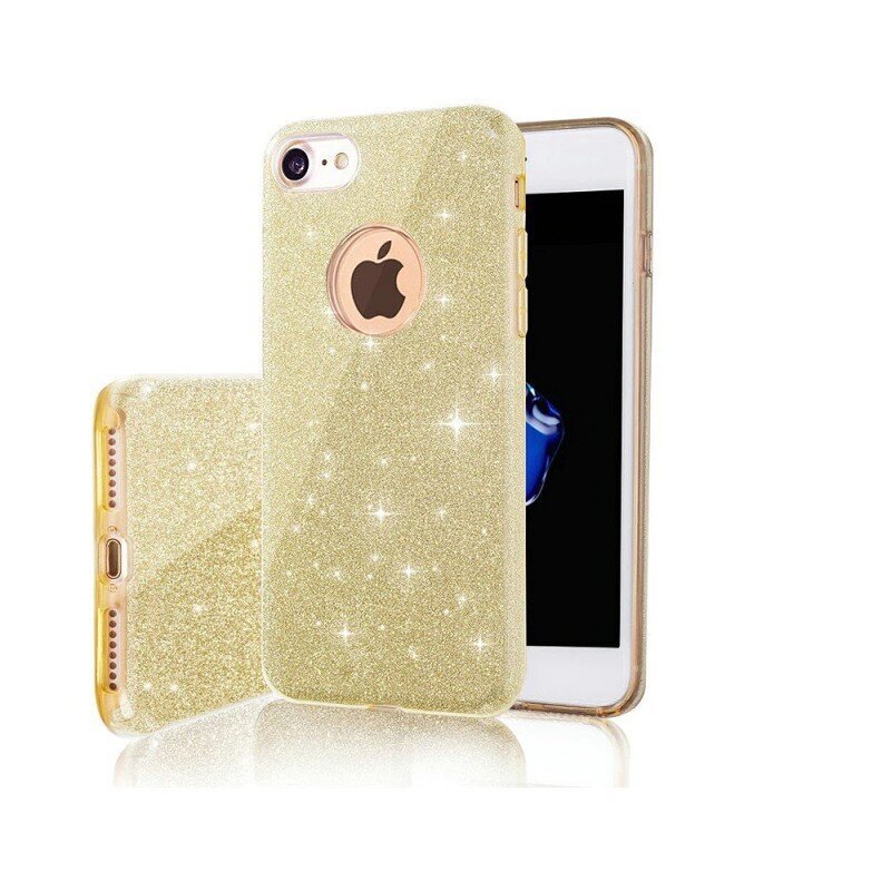 Glitter 3in1 iPhonelle 14 6,1 kultainen hinta ja tiedot | Puhelimen kuoret ja kotelot | hobbyhall.fi