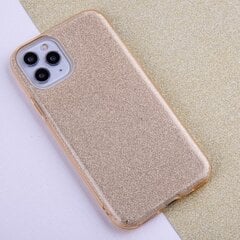 Glitter 3in1 iPhonelle 14 6,1 kultainen hinta ja tiedot | Puhelimen kuoret ja kotelot | hobbyhall.fi