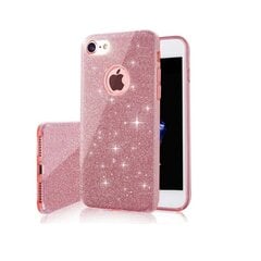 Glitter 3in1 iPhone 15 Pro Max 6,7 vaaleanpunaiselle puhelimelle hinta ja tiedot | Puhelimen kuoret ja kotelot | hobbyhall.fi