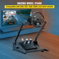 Racing Simulator ohjaustangon teline Vevor, G920/G29, Logitech G27/G25 hinta ja tiedot | Ratit | hobbyhall.fi