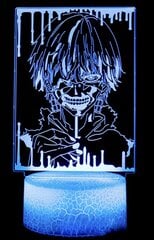 3D Led-Valaisin 3D Led Tokyo Ghoul hinta ja tiedot | Pelien oheistuotteet | hobbyhall.fi