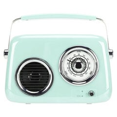 Retro kaiutin-radio Bluetooth Mint Green hinta ja tiedot | Kaiuttimet | hobbyhall.fi