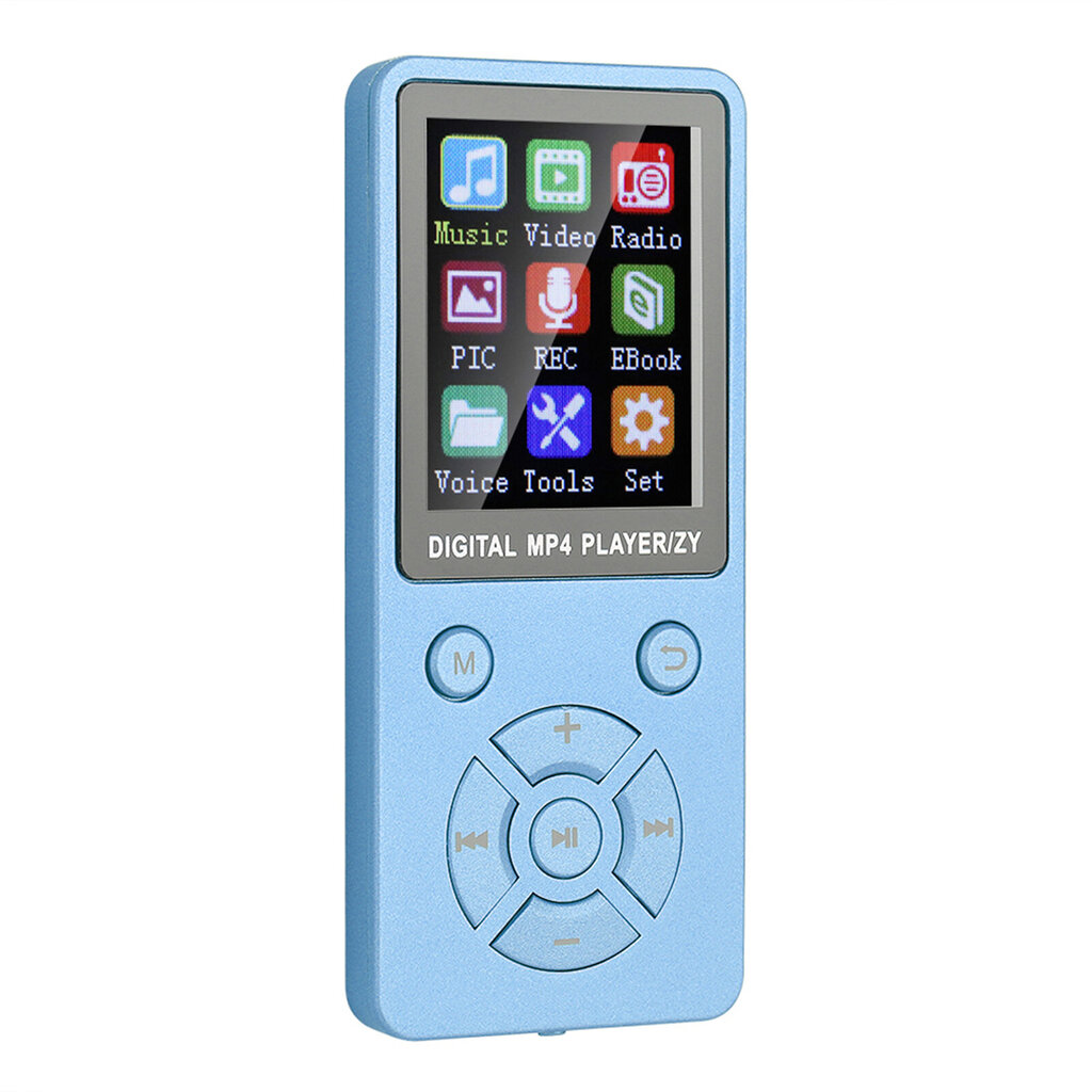 T1-musiikki-MP3-soitin Bluetooth-tuki 32G-muisti EightDiagram Tactics Buttons Blue hinta ja tiedot | Kuulokkeet | hobbyhall.fi