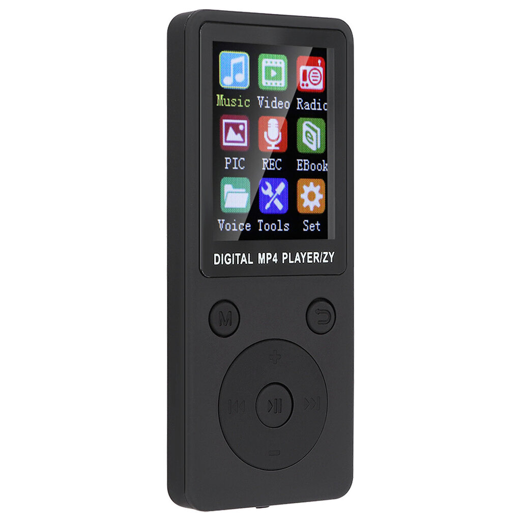 T1 Music MP3 MP4-soitin 8G Bluetooth Tuki 32G Muistikortti Pyöreät painikkeet Musta hinta ja tiedot | Kuulokkeet | hobbyhall.fi