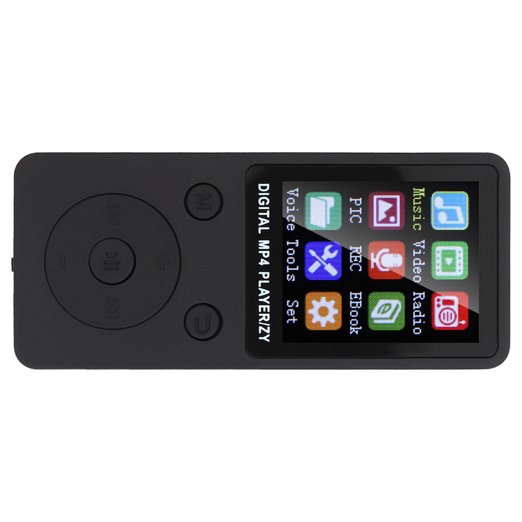 T1 Music MP3 MP4-soitin 8G Bluetooth Tuki 32G Muistikortti Pyöreät painikkeet Musta hinta ja tiedot | Kuulokkeet | hobbyhall.fi