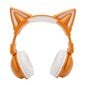 Cat Ear Bluetooth Headset Stereo Söpö, erittäin herkkä sisäänrakennettu mikrofoni Säädettävä LED-kuuloke lapsille 3,5 mm:n kaapelilla keltainen hinta ja tiedot | Kuulokkeet | hobbyhall.fi