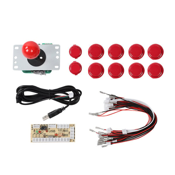 CY-822A DIY Arcade Game Painike ja Joystick Single Rocker Set Raspberry Pi PC Game MachineRedille