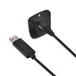 Microsoft for Xbox 360 -langattoman ohjaimen USB-laturin pikalatauskaapelin johto (musta) hinta ja tiedot | Pelikonsolitarvikkeet | hobbyhall.fi