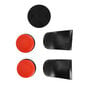 5in 1 Thumb Stick Grip Key Cap Joystick Cover L2 R2 Trigger Extender PS5 Controller Rouge hinta ja tiedot | Pelikonsolitarvikkeet | hobbyhall.fi