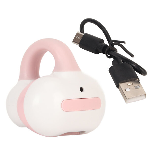 Clip On Langattomat kuulokkeet Bluetooth 5.3 Stereo Single Ear Open Ear Clip On Headphone for Business Pink