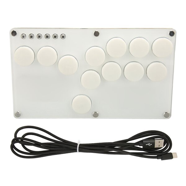 Fighting Stick Controller Hot Swap Mekaaninen Switch Mini Arcade Stick Controller Box PS3:lle Switch PC:lle