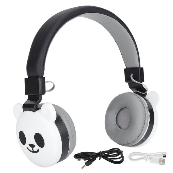 Lasten kuulokkeet Cute Animals Bluetooth 5.0 Kids kuulokkeet mikrofonilla lapsilleLittle Panda