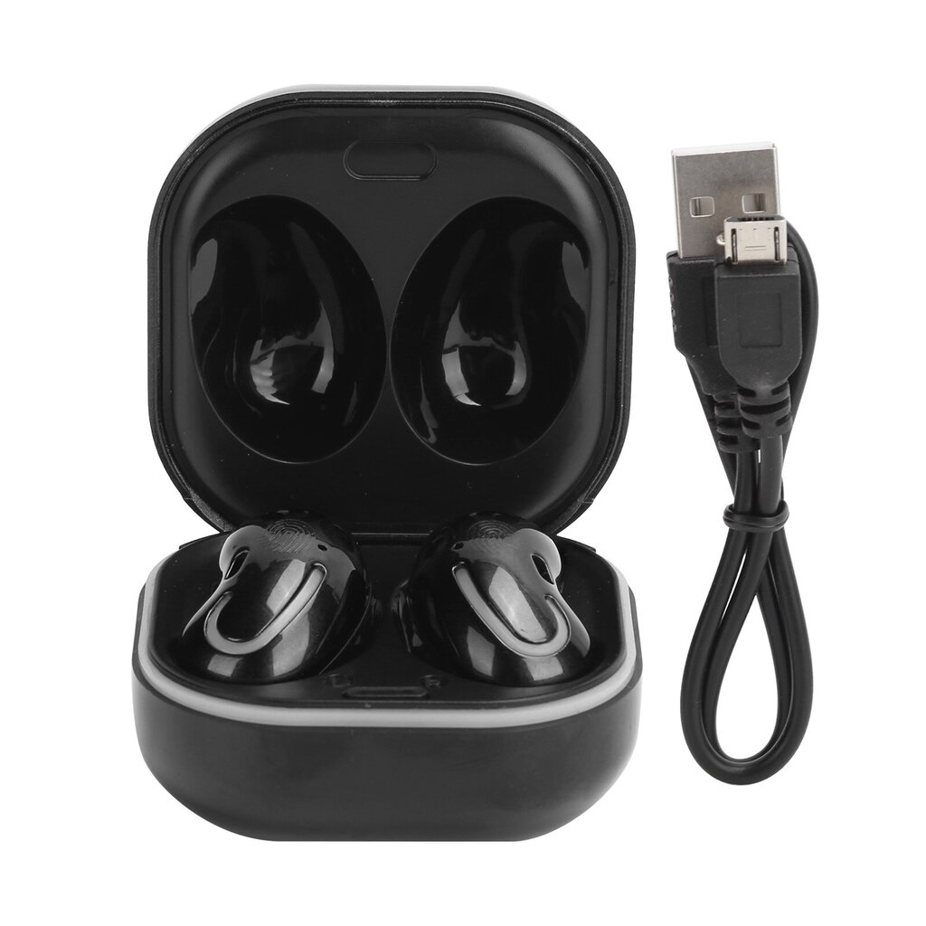 Bluetooth-kuulokkeiden melunvaimennus langattomat nappikuulokkeet sopivat Samsung Galaxy r175/r180/s6/seBlack -puhelimeen hinta ja tiedot | Kuulokkeet | hobbyhall.fi