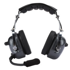 Black Head Mount Aviation Noise Reduction Headset Kilpamelua vaimentavat kuulokkeet BAOFENG/MotorolaM Headille hinta ja tiedot | Kuulokkeet | hobbyhall.fi