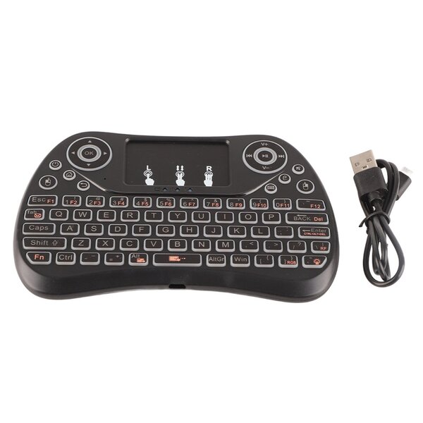 2.4G Wireless Keyboard Mini Keyboard Touchpad IOS Android PC:lle