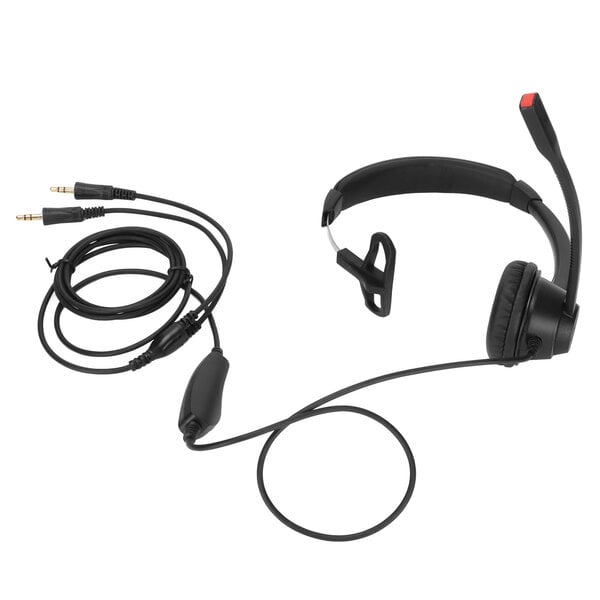 Puhelinkuulokkeet Professional Kaiuttimen äänenvoimakkuuden säätö Mikrofoni Mykistys Mono-PC Business Headset Musta