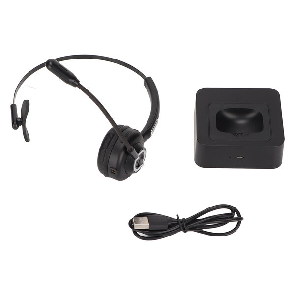 Call Center Headset Melunvaimennus Ladattava mykistystoiminto Bluetooth-yrityskuulokkeet mikrofonilla matkapuhelin PC:lle