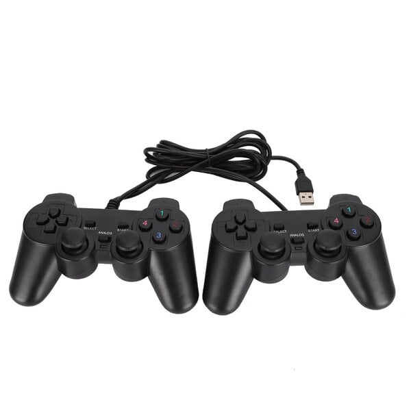 208-2 USB Vibration Double Action Gamepad Peliohjain Joystick PC-tietokoneelle