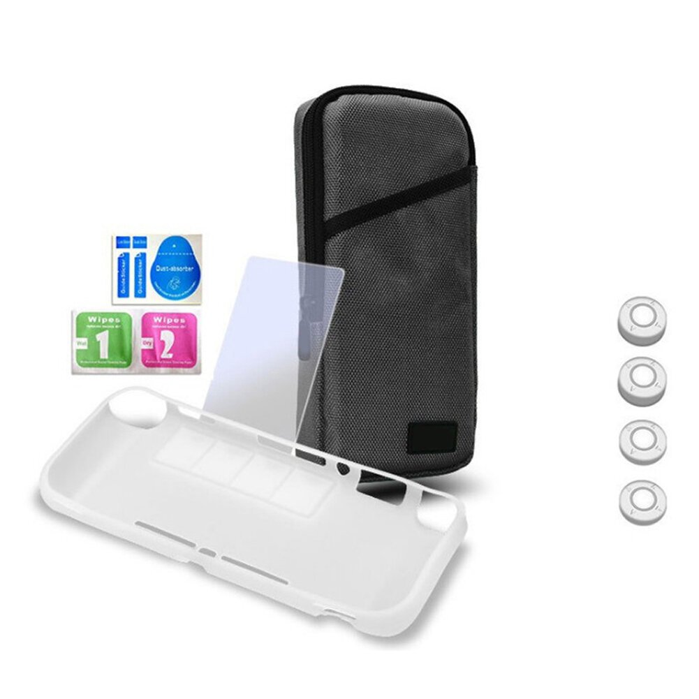 7 in 1 Protection Kit monitoiminen kannettava käsilaukku suojakotelo Switch Lite -pelikonsoli grisille hinta ja tiedot | Pelikonsolitarvikkeet | hobbyhall.fi