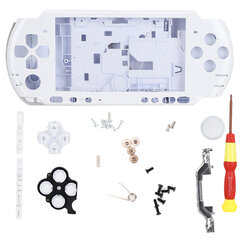 PSP3000-pelikonsolikotelolle, koko kotelo, ruuvimeisselillä käytettävä kompakti (valkoinen) hinta ja tiedot | Pelikonsolitarvikkeet | hobbyhall.fi