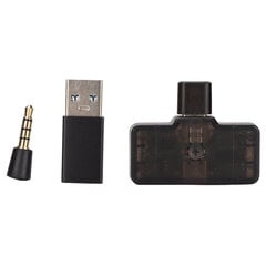 HS?SW287 Bluetooth-lähetin, monitoiminen langaton Type C Bluetooth Dongle-sovitin PS4 PC:lle musta hinta ja tiedot | Pelikonsolitarvikkeet | hobbyhall.fi