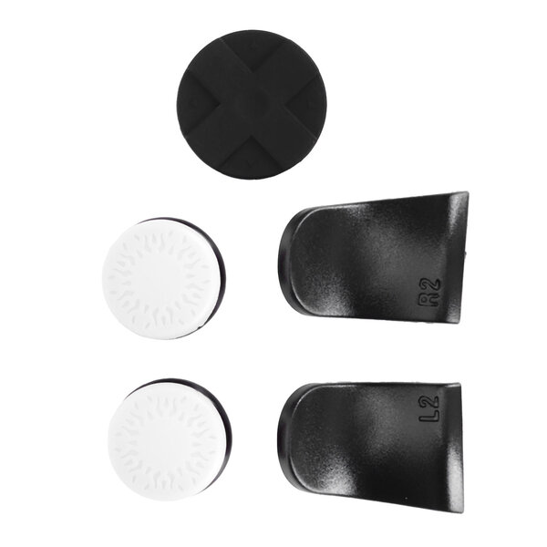 5in 1 Thumb Stick Grip Key Cap Joystick Cover L2 R2 Trigger Extender PS5 Controller Blancille