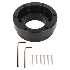 70mm ohjauspyörän sovitinlevy metalliseos napa sovitinlevy Logitech for Momo for Sparco 13 14 tuuman PCD ohjauspyörät musta hinta ja tiedot | Pelikonsolitarvikkeet | hobbyhall.fi