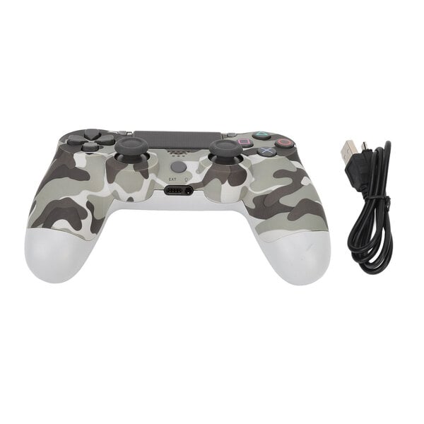 Peliohjain Dual Vibration Sensitive Langaton ohjain Peliohjain PS4 Slim Prolle PS5 Camouflage Grey