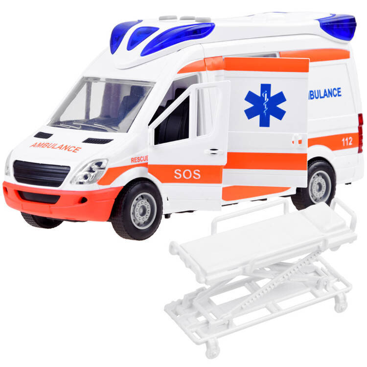 Ambulanssi paareineen ja äänineen hinta ja tiedot | Poikien lelut | hobbyhall.fi