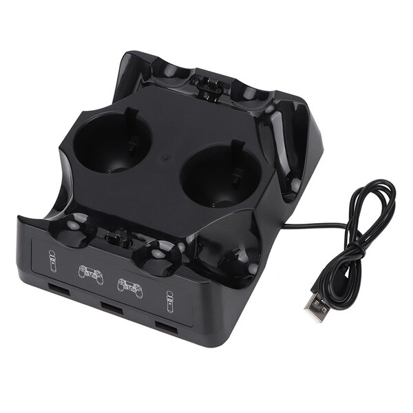 Monitoimilaturi PS4/PS4 MOVE:lle PS4 VR Controller Four Charging Dock