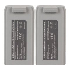 kpl RC Drone Battery 7.7V 2400mAh Kaukosäätimen UAV-varaakku DJI Mavic Mini 2 for Mini 2 SE:lle Mini SE:lle hinta ja tiedot | Älylaitteiden lisätarvikkeet | hobbyhall.fi