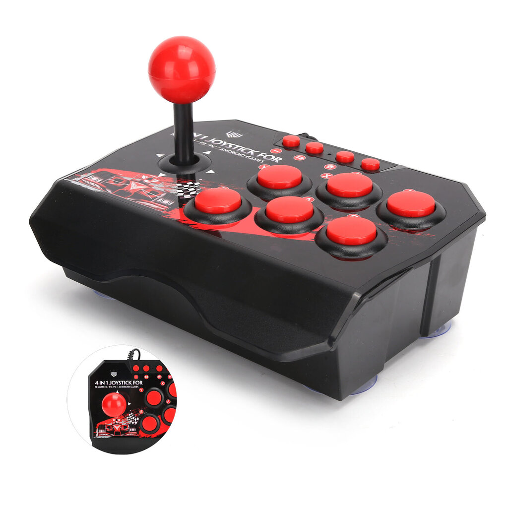 Arcade Fight Stick Wired Arcade Joystick Arcade-pelien tarvikkeet Switchille/PC:lle/PS3:lle hinta ja tiedot | Pelikonsolitarvikkeet | hobbyhall.fi