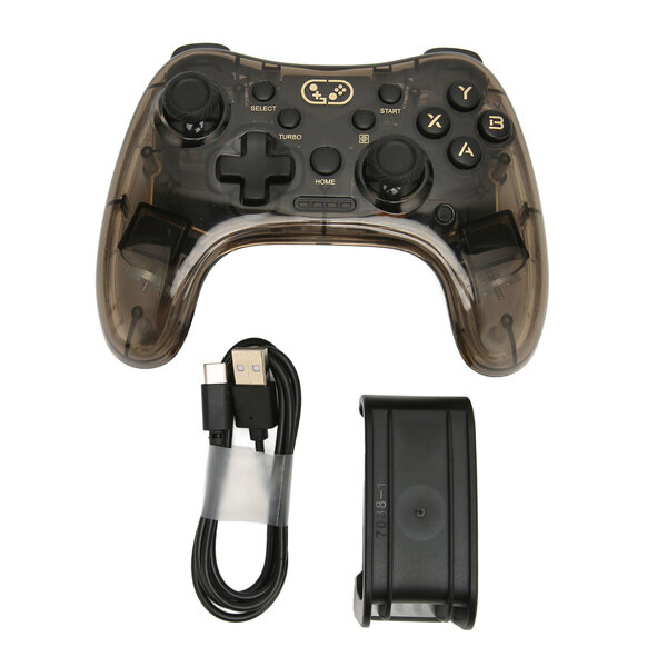 Langaton peliohjain Bluetooth RGB-taustavalo Remote Gamepad Joystick PC TV:lle Switchille PS3:lle