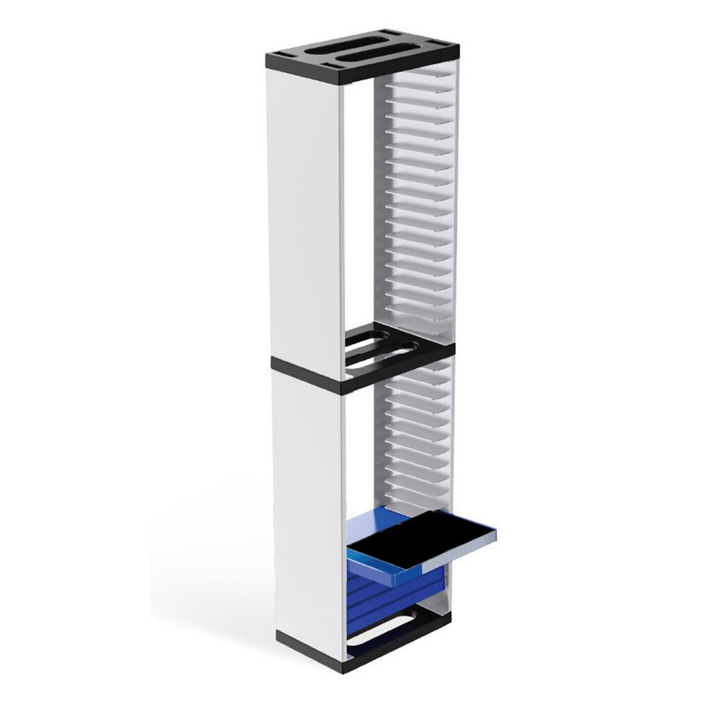 Double Video Game Storage Tower Durable Store 36 pelilevyjen säilytyshylly PS5:lle hinta ja tiedot | Pelikonsolitarvikkeet | hobbyhall.fi