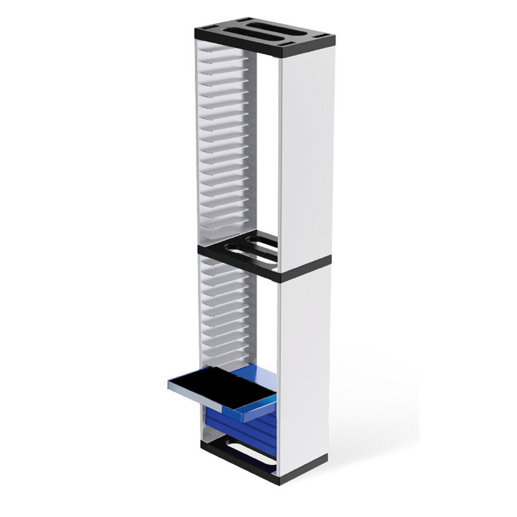 Double Video Game Storage Tower Durable Store 36 pelilevyjen säilytyshylly PS5:lle hinta ja tiedot | Pelikonsolitarvikkeet | hobbyhall.fi