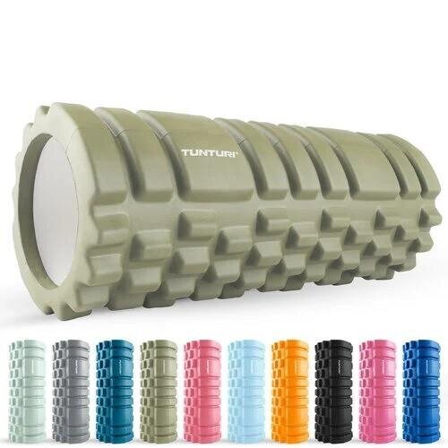 Tunturi Yoga Grid Foam Roller Hierontarulla 33cm, Vihreä hinta ja tiedot | Voimistelupallot | hobbyhall.fi