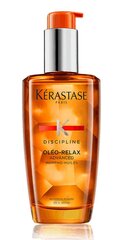 Silottava hiusöljy lämpösuojaan Kérastase Discipline Oleo-Relax Advanced 100 ml hinta ja tiedot | Naamiot, öljyt ja seerumit | hobbyhall.fi