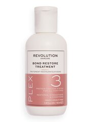 Korjaava hiusseerumi Revolution Haircare Plex 3 Bond Restore, 100 ml hinta ja tiedot | Hiusnaamiot, öljyt ja seerumit | hobbyhall.fi